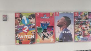 Pack Nintendo Switch. Con accesorios y juegos!