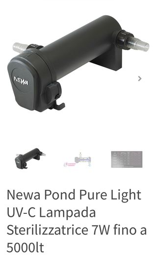 Newa Pond Pure Light UV-C Lampada Sterilizzatrice