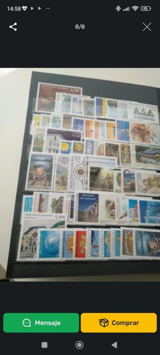 Sellos de Andorra España y Francia