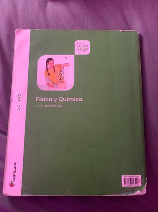 Libro Fisica y Quimica Santillana 3 ESO