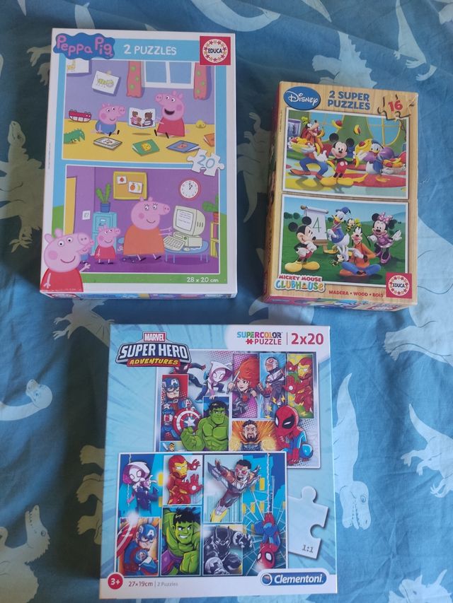 3 puzzles 3 años