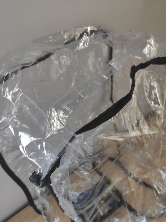 Copertura per valigia impermeabile in PVC trasparente