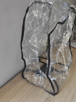 Funda impermeable maleta PVC trasparente