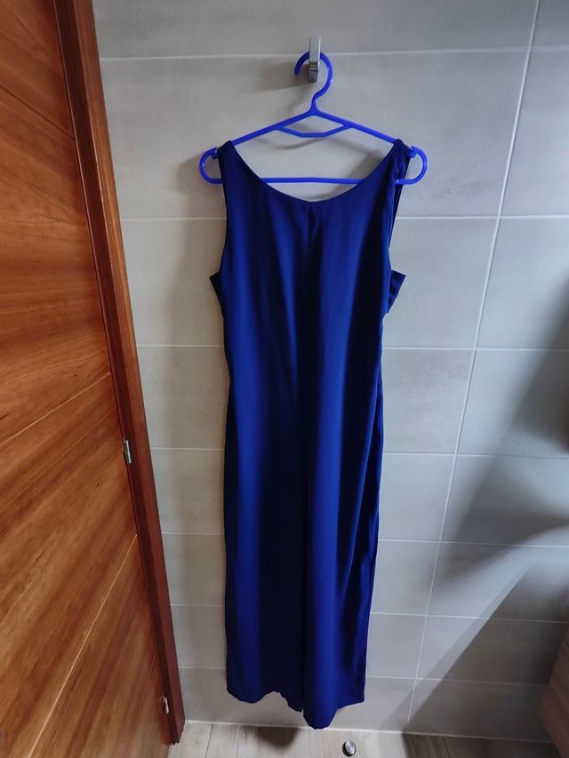 Mono largo azul Zara eventos