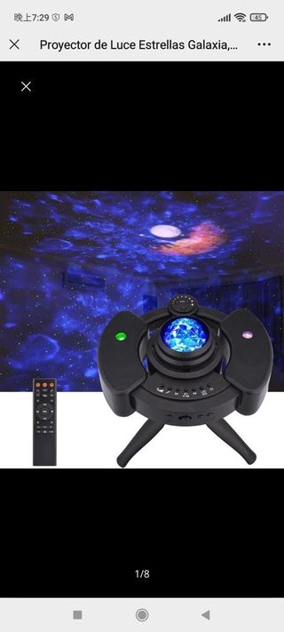 Proyector de Luce Estrellas Galaxia, Proyector Est