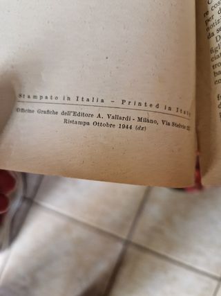 Libro antico  Bachicoltura 1944