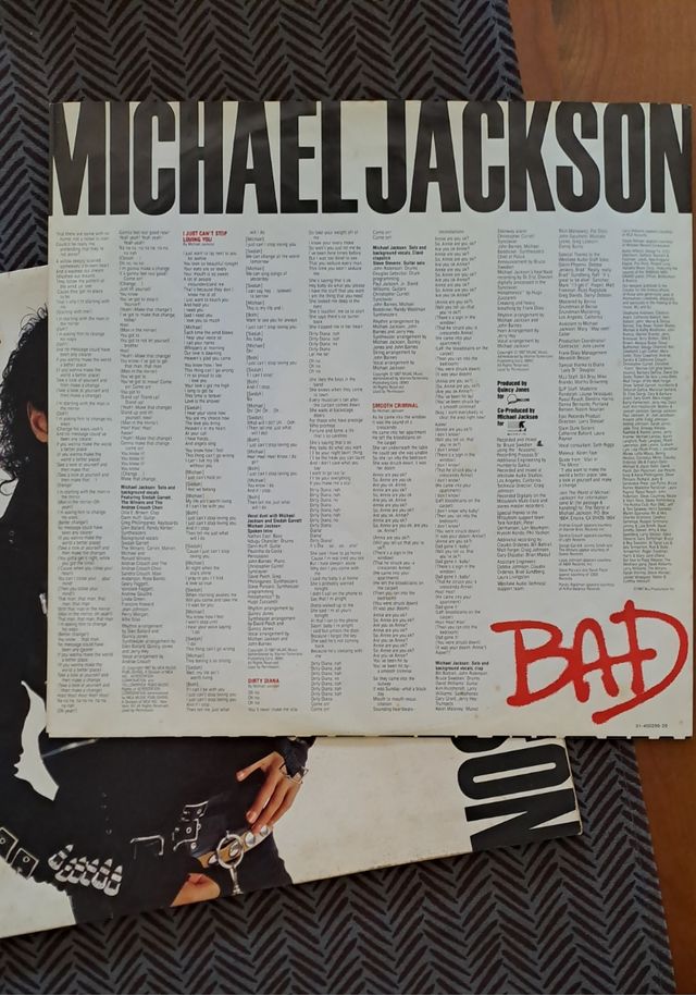 Vinile Bad Michael Jackson