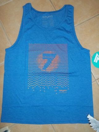 new seven mens tank vest t shirt medium