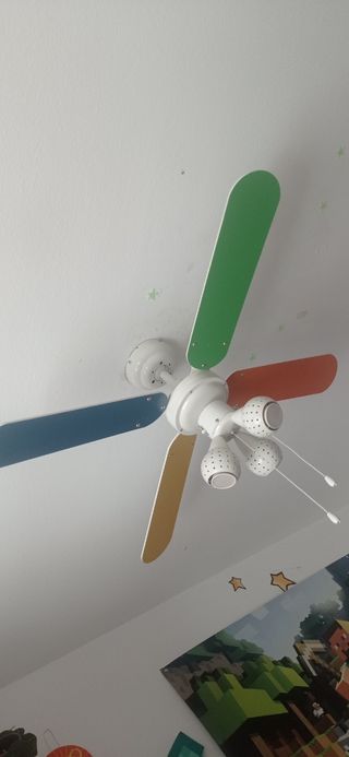 LÁMPARA VENTILADOR TECHO 