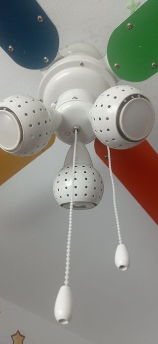 LÁMPARA VENTILADOR TECHO 