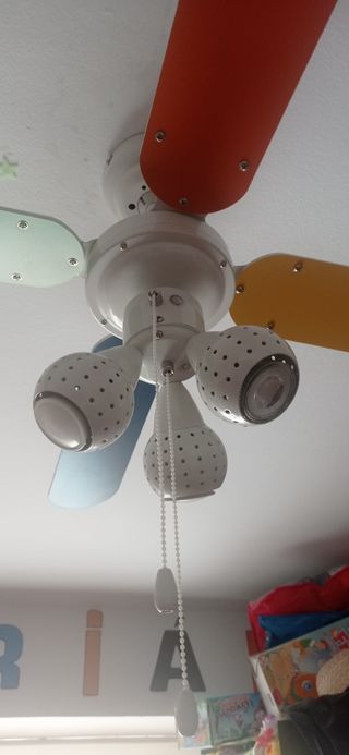LÁMPARA VENTILADOR TECHO 