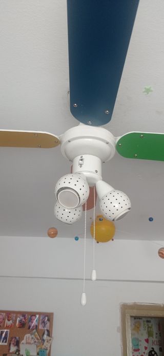 LÁMPARA VENTILADOR TECHO 