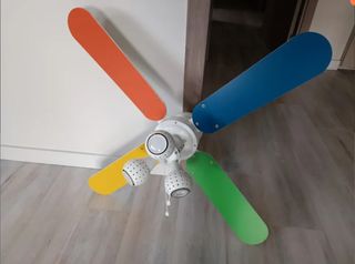 LÁMPARA VENTILADOR TECHO 