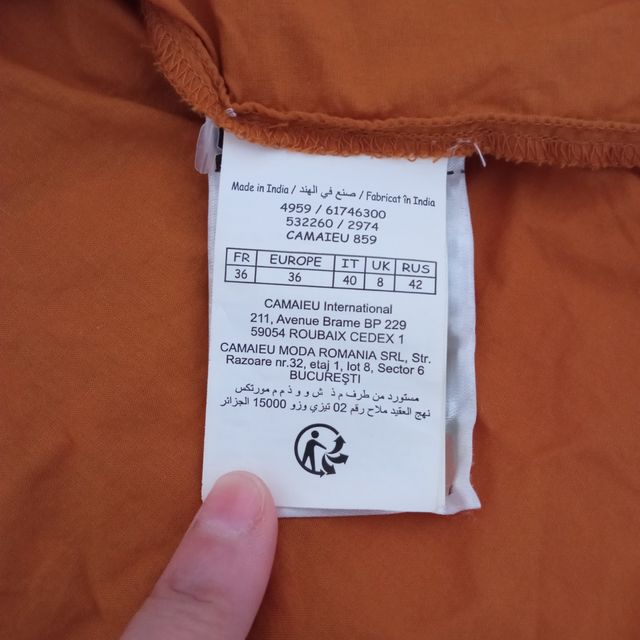 Vestido flores. Camaïeu