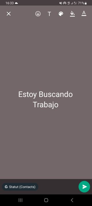 Estoy buscando un trabajo