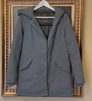 Anorak gris mujer