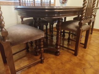 Mesa salón comedor extensible (sillas incluidas)