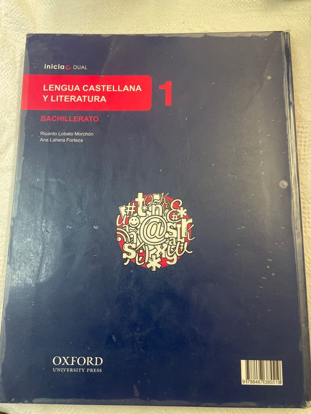 Libro de lengua castellana y literatura 1 bachi