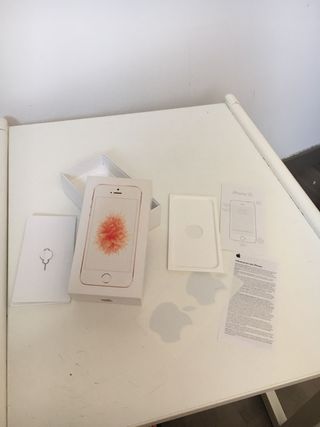Caja vacía para iPhone SE, Rose Gold, 32 Gb