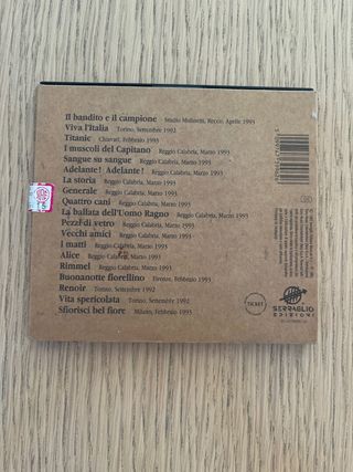 CD “Il bandito e il campione” di De Gregori