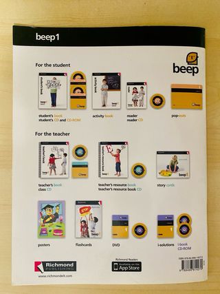 Libro de inglés Activity book beep 1º de primaria