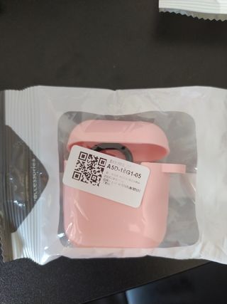 FUNDA AIRPODS ROSA  PASTEL NUEVO