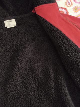 Chaqueta cremallera y capucha Vans niño