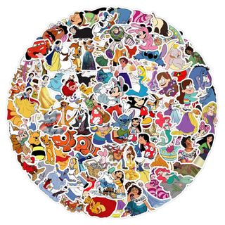 100 Autocolantes Disney Bonecos Cartoons Criança