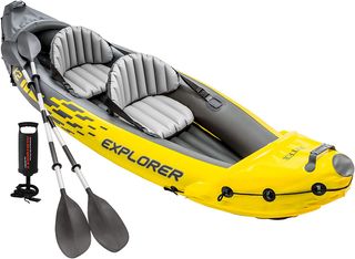 Kayak hinchable Intex 68307NP Explorer K2 con 2 re