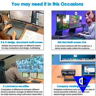WAVLINK Ultra HD/5K USB 3.0 & USB C Universal Dock