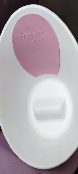 Bañera Shnuggle blanca y rosa