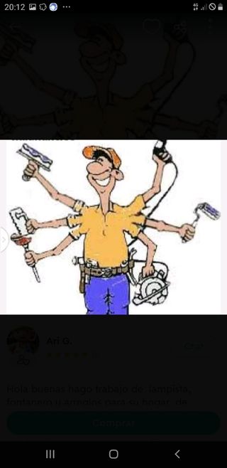 trabajador de construcción y reparación