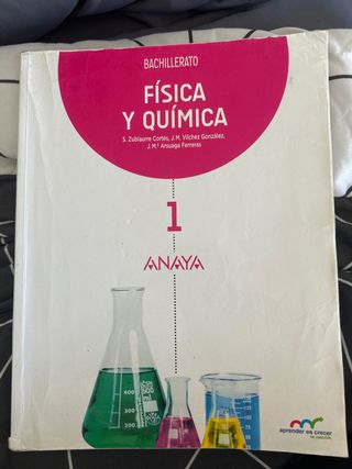 Fisica y quimica 1ºBachillerato ANAYA