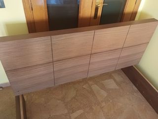 Conjunto cabecero con marco de cama
