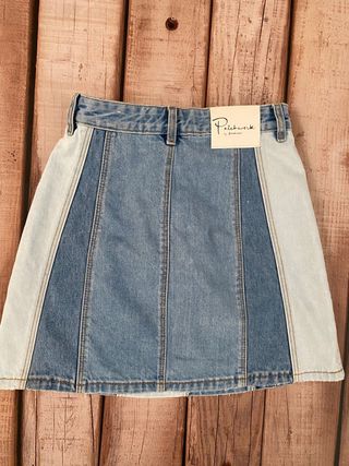 falda vaquera de stradivarius talla xs