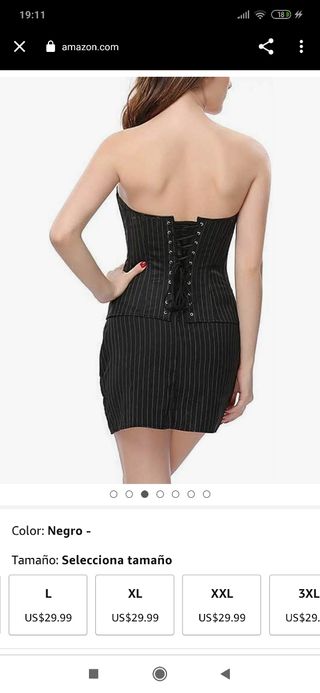 Corsé corpiño de mujer talla XL