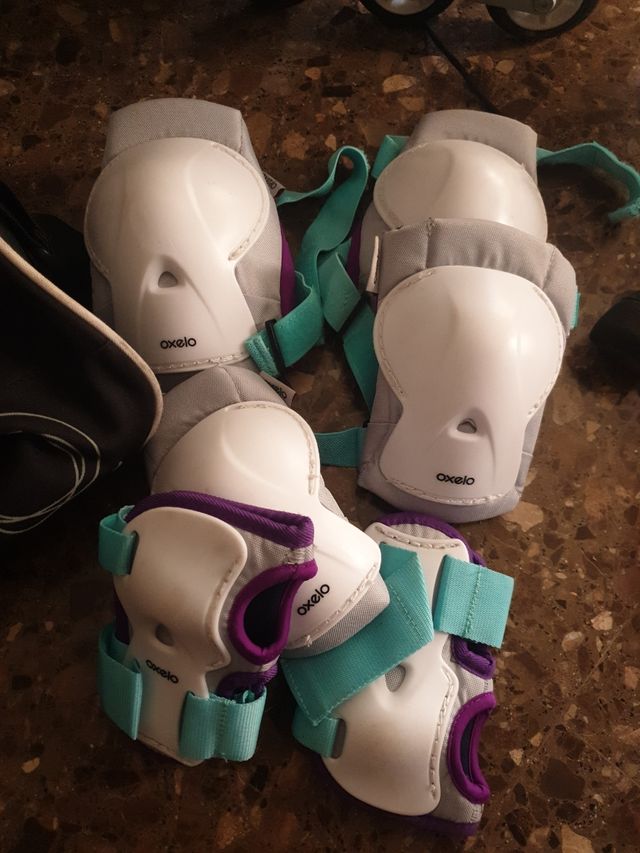 Patines en línea +bolsa transporte+protecciones