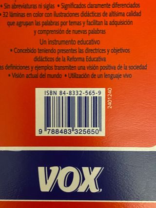 Diccionario primaria lengua española