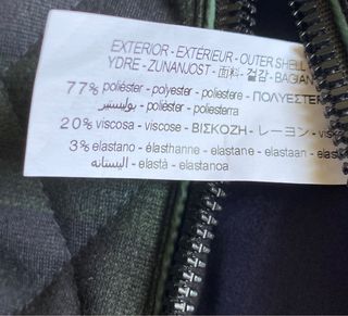 Cazadora bomber Zara a cuadros hombre talla L