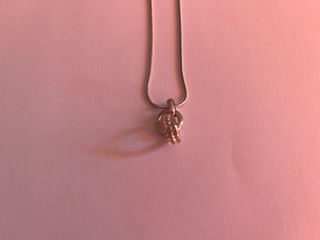 Colgante Anello rodio cristal swarovski