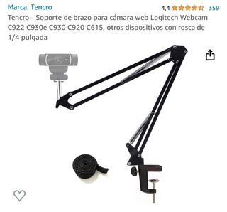 Soporte y Webcam