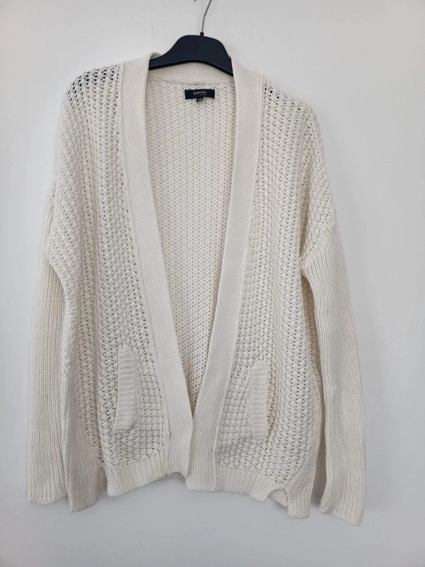 Chaqueta de punto larga