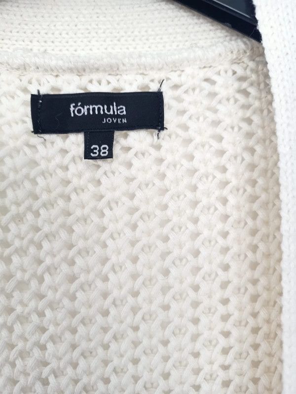 Chaqueta de punto larga