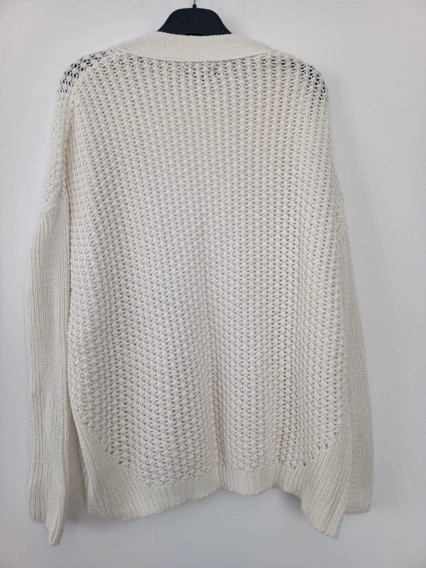 Chaqueta de punto larga