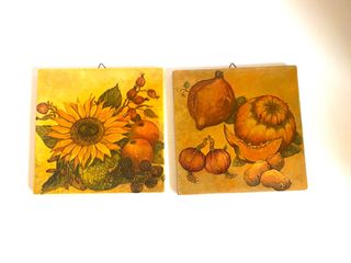 Quadretti Decoupage fatti a mano