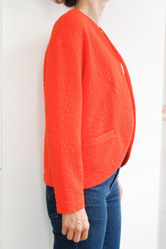 Chaqueta naranja Mango