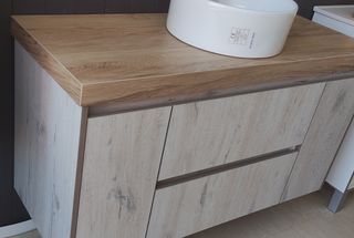 Mueble de baño suspendido 120 cms