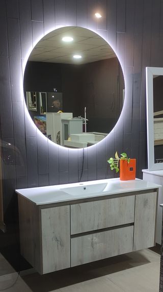 Mueble de baño suspendido 120 cms