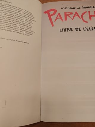 Francés 1 ESO Parachute