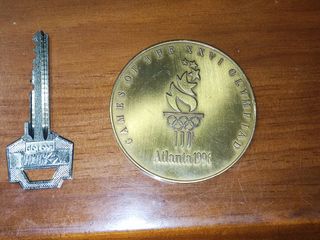 Moneda bronce Atlanta 1996.
